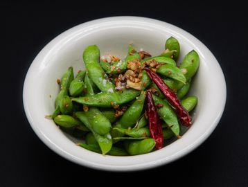 Garlic Edamame