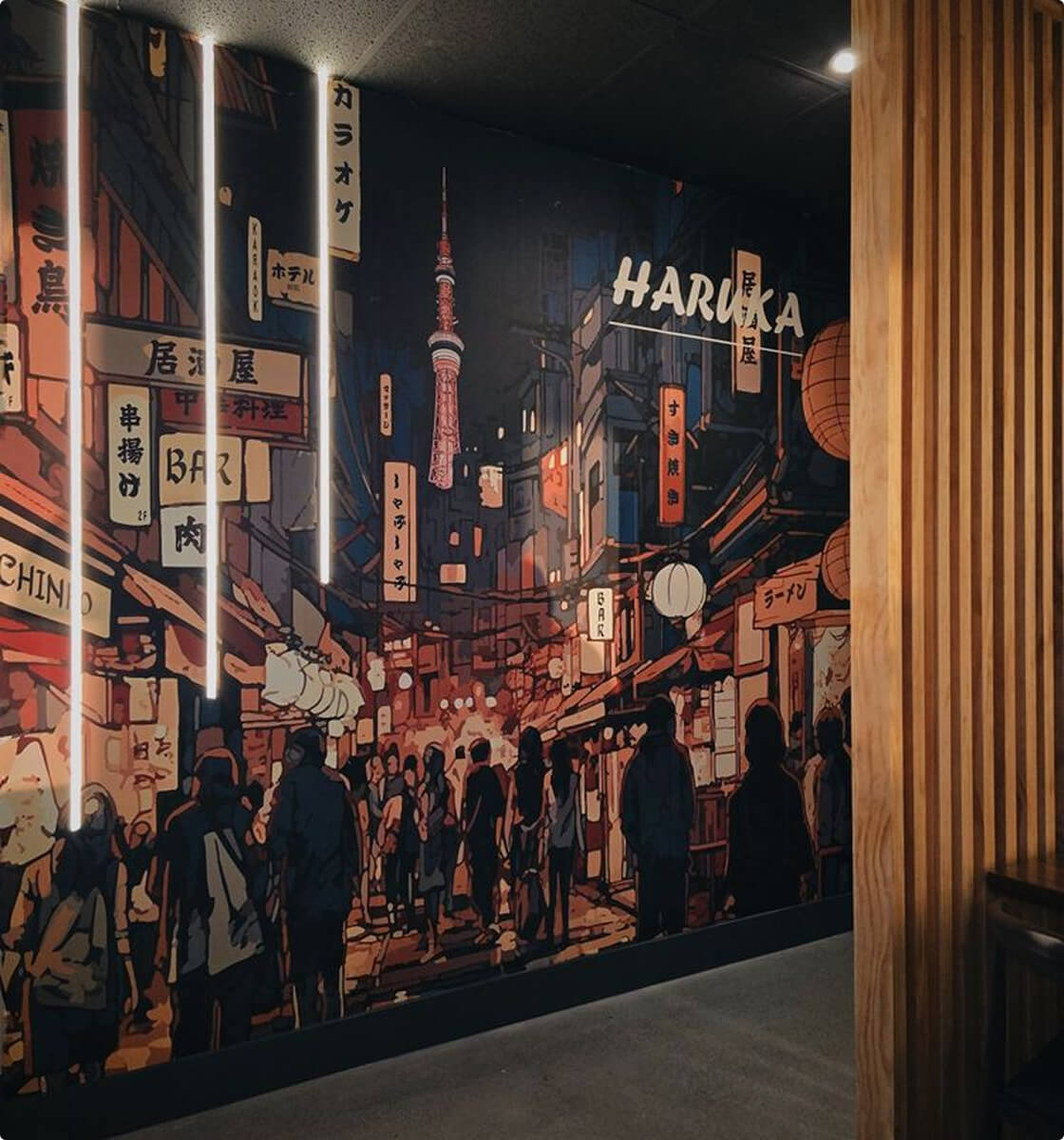 Haruka restaurant interior shot
