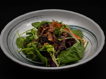 Salmon Skin Salad