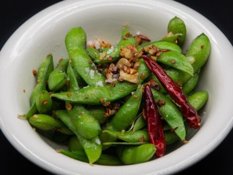 Garlic Edamame