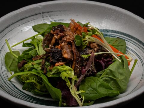 Salmon Skin Salad